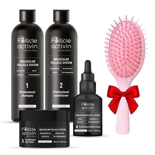 FOLLICLE ACTIVIN készlet a hajnövekedés serkentésére és mélyreható táplálására